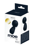 VeDO Moe Silicone Rechargeable Mini Wand Massager - Black