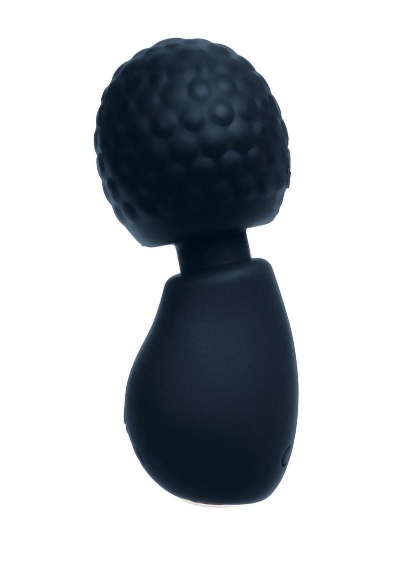 VeDO Moe Silicone Rechargeable Mini Wand Massager - Black
