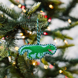 Dinosaur Needlepoint Ornament