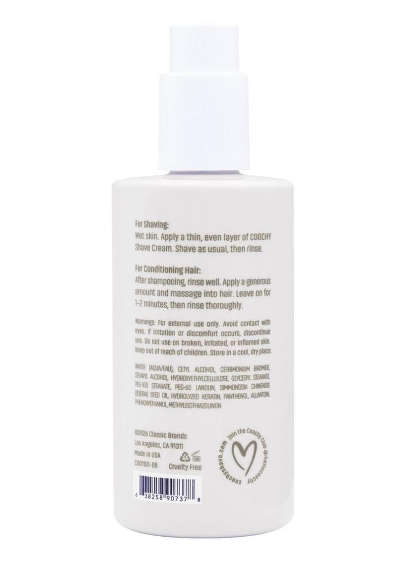 Coochy Shave Cream Au Natural 8oz