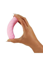 Softies Dual Rechargeable Silicone Body Bullet Vibrator 4in - Pink