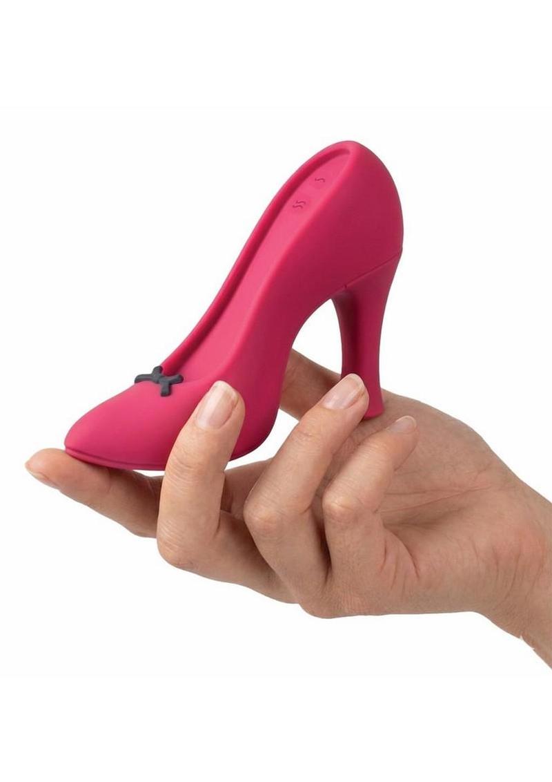 BMS Factory Power Pump Dual Motor Rechargeable Silicone Vibrator - Red