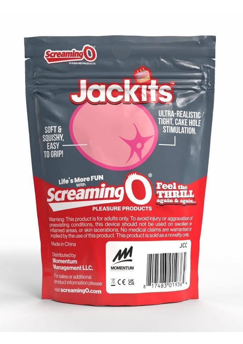 Screaming O Jackits Clapping Cake Pocket Stroker - Ass - Pink