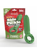 Screaming O Ride the Pickle Pleasure Cock Ring - Green
