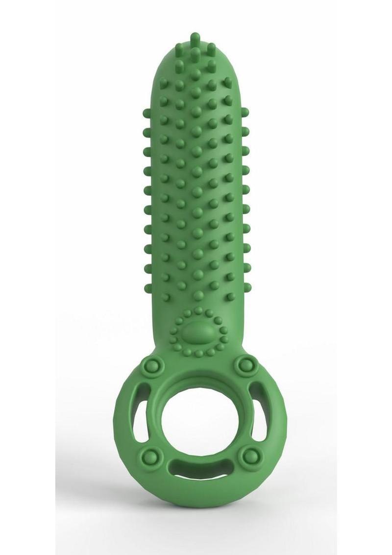 Screaming O Ride the Pickle Pleasure Cock Ring - Green