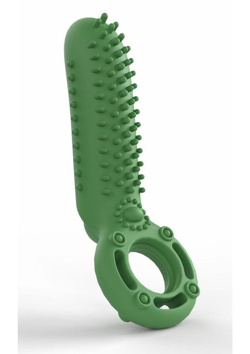Screaming O Ride the Pickle Pleasure Cock Ring - Green
