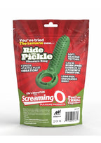 Screaming O Ride the Pickle Pleasure Cock Ring - Green