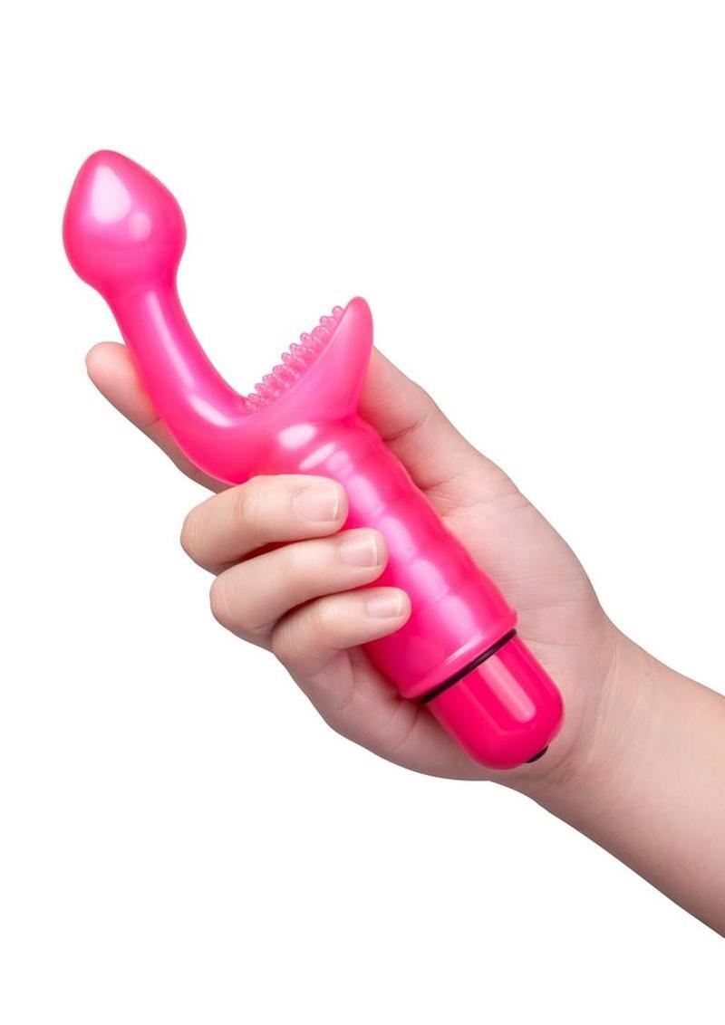 VibeFantasy G-Spot Kisser With Clitoral Stimulator - Pink