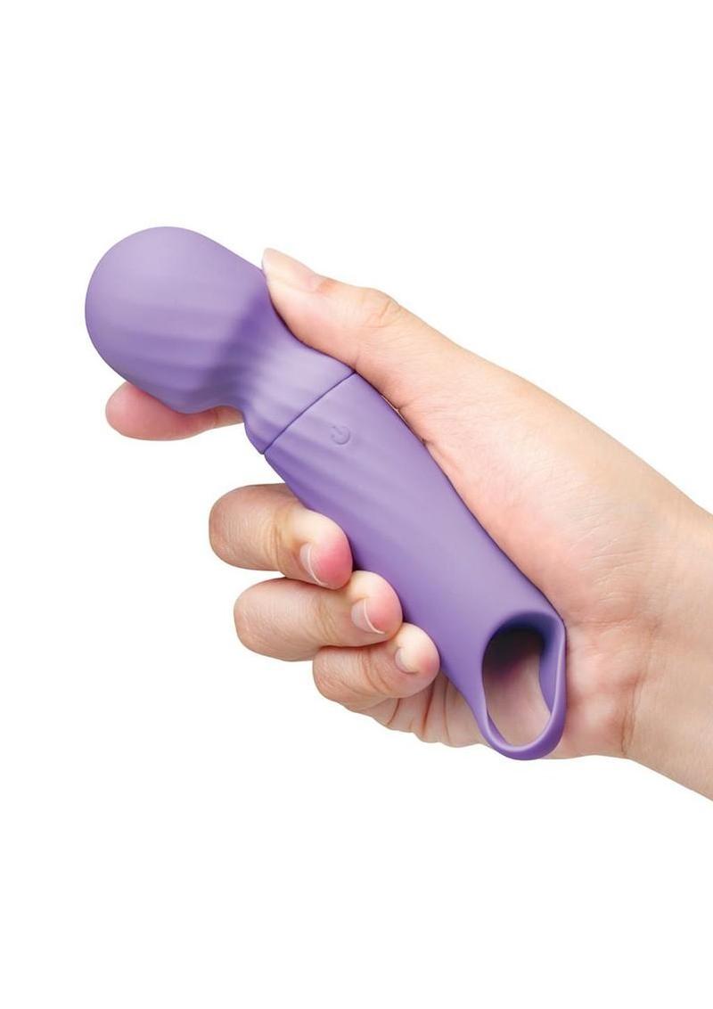 VibeFantasy Lolly Wand Rechargeable Mini Wand 5In - Purple