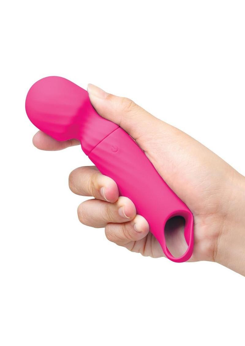 VibeFantasy Lolly Wand Rechargeable Mini Wand 5In - Pink