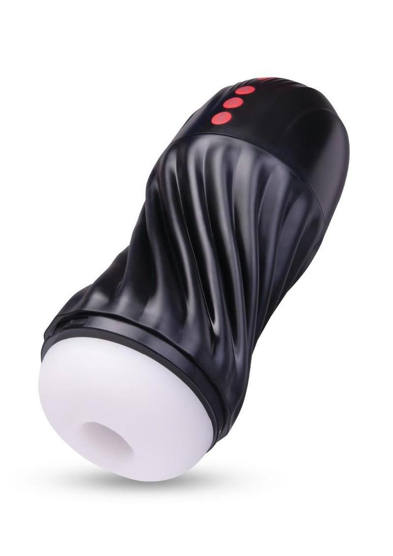 Stroke-X Grip Tight Auto Twister Rechargeable Masturbator - Frost/Black