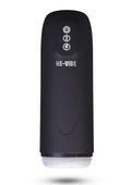 He-Vibe Power Thrust Pro Rechargeable Masturbator - Black/Frost