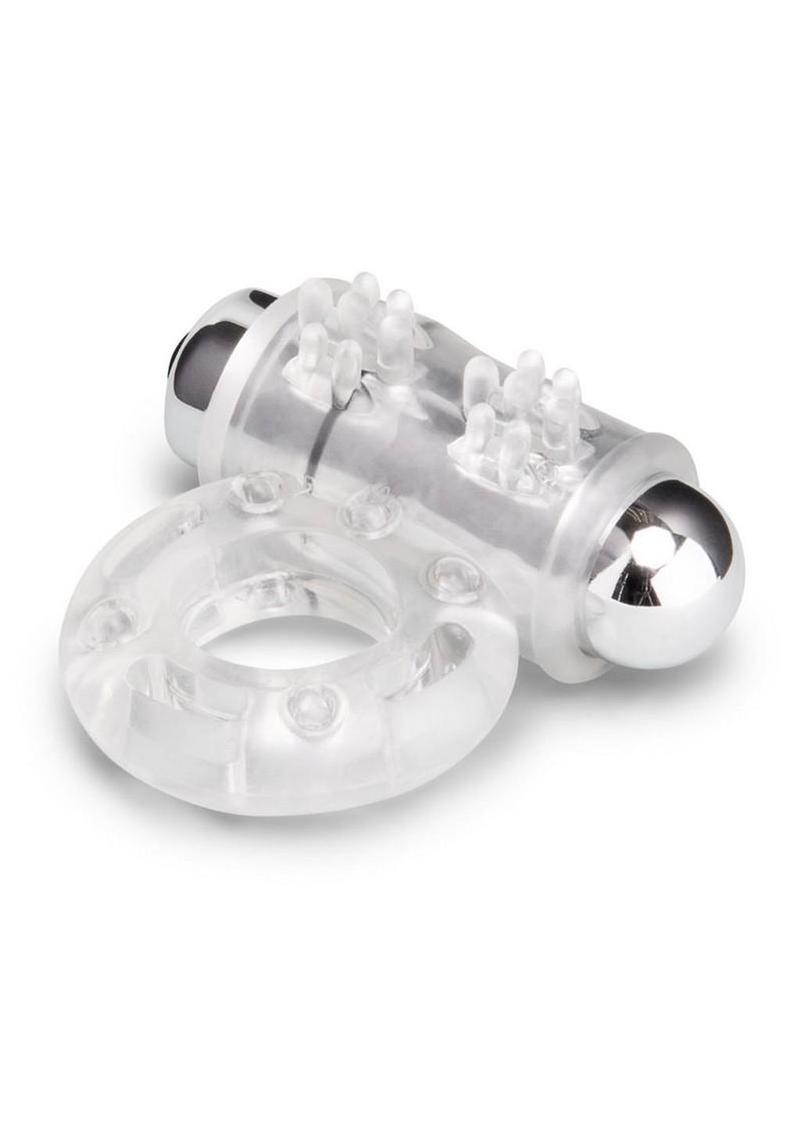 Performance C-Vibes Multi-Speed Vibrating Cock Ring - Clear/Silver
