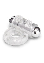 Performance C-Vibes Multi-Speed Vibrating Cock Ring - Clear/Silver