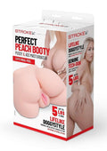 Stroke-X Perfect Peach Booty Masturbator - Pussy and Ass - Vanilla