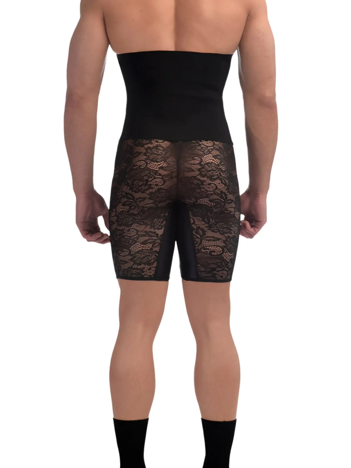 Menagerie Intimates High Waist Control Brief Black Rose