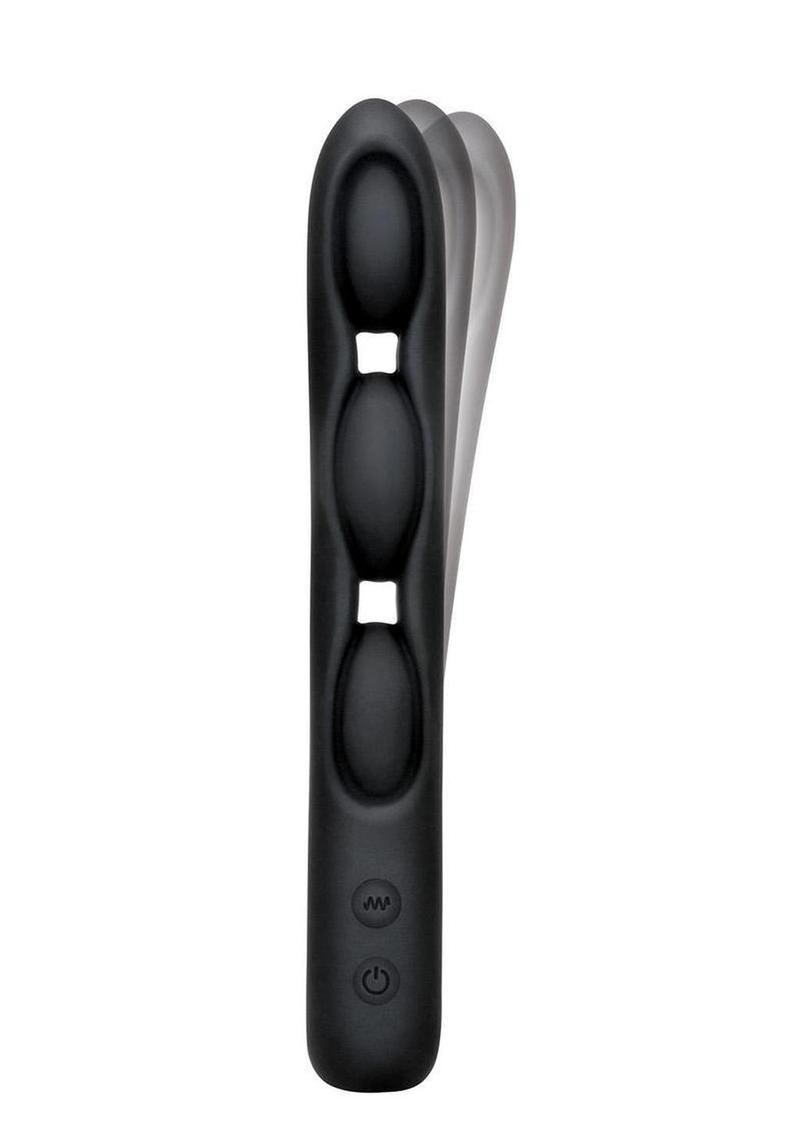 Bodywand Triple Play Tri-Vibe Rechargeable Bullet - Black