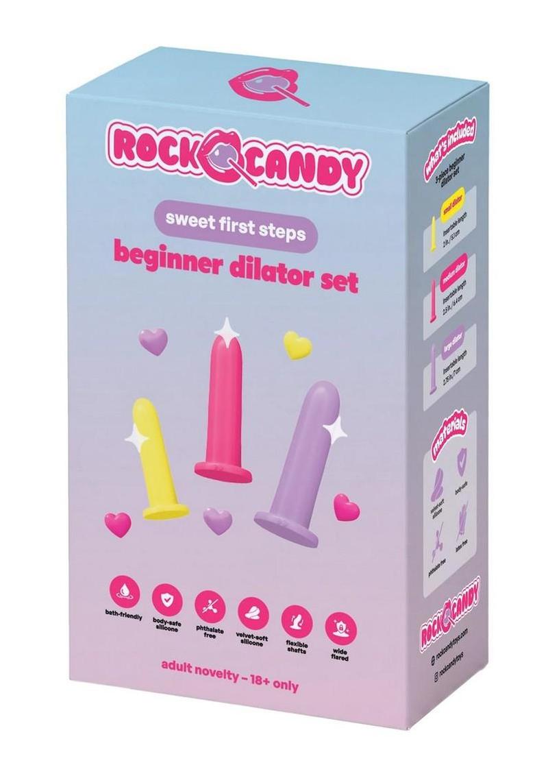 Rock Candy Beginner Silicone Dilator Set (3 Piece) - Multicolors