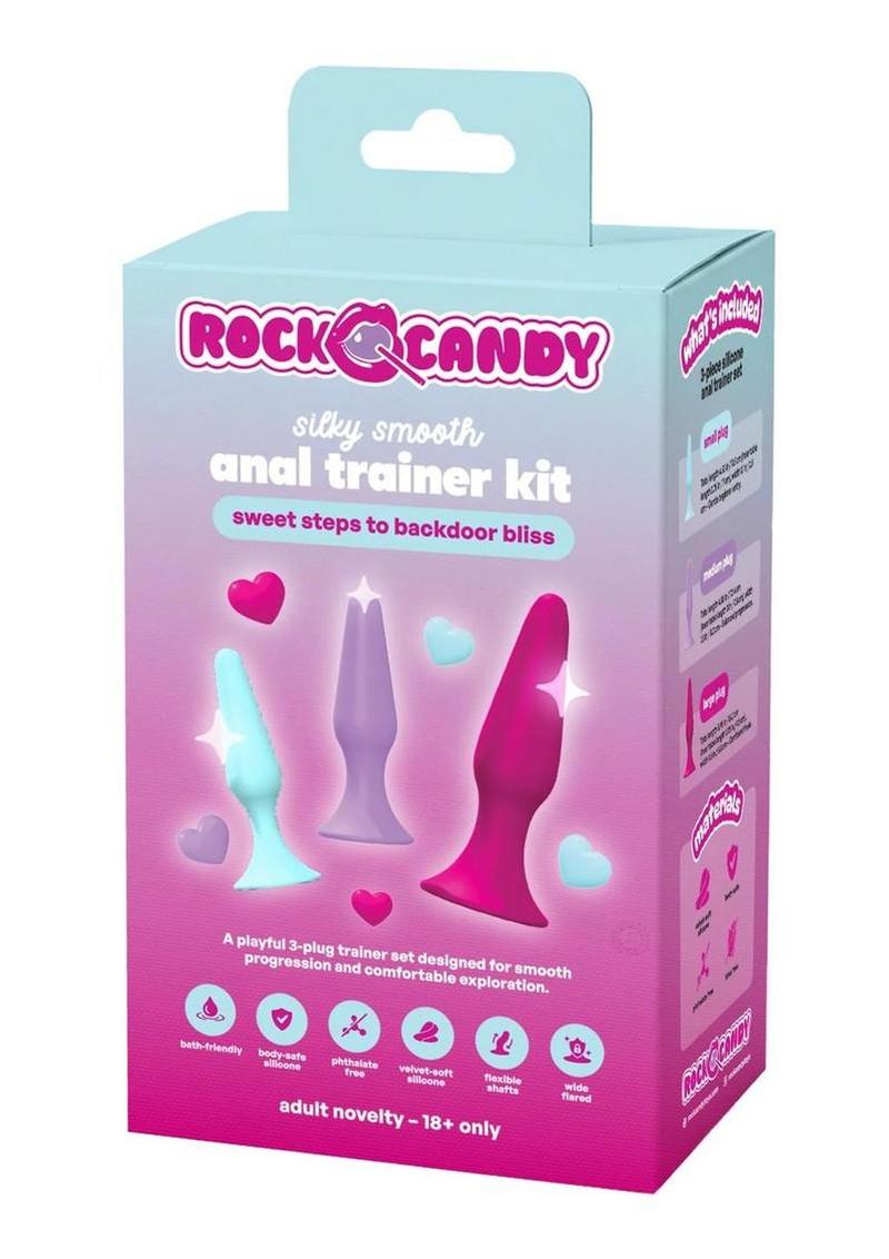 Rock Candy Anal Silicone Training Kit (3 Piece) - Multicolor