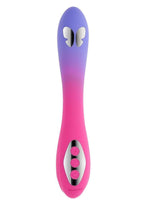 Paradise Pulse Rechargeable Silicone Butterfly Vibrator - Pink/Purple