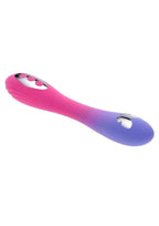 Paradise Pulse Rechargeable Silicone Butterfly Vibrator - Pink/Purple
