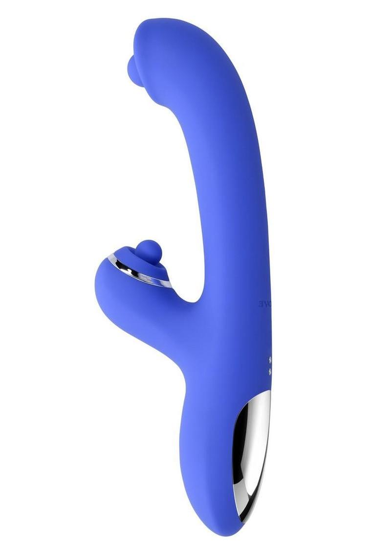 Oh Gee Rechargeable Silicone G-Spot Vibrator - Blue