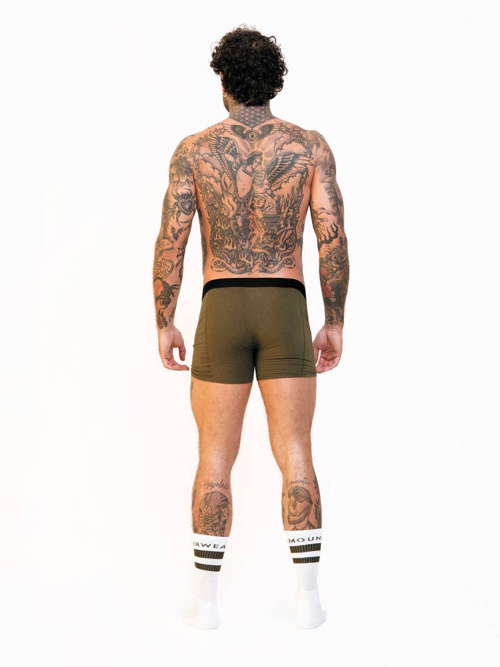 Mounderwear The Standard Boxer Briefs - Army