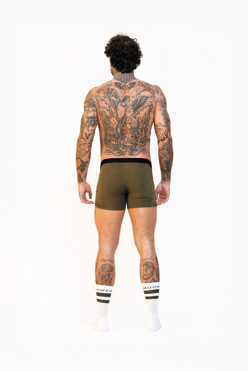 Mounderwear The Standard Boxer Briefs - Army