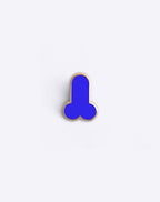 Blue Dick enamel pin by Dicks Don't Lie
