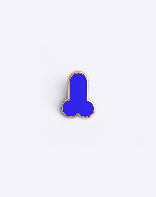 Blue Dick enamel pin by Dicks Don't Lie