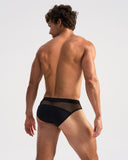 TEAMM8 Score Sheer Slim Brief - Black