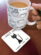 David Shrigley Coaster - Lost Cat