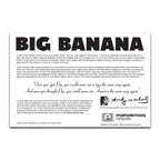 Andy Warhol Big Banana Sliceform Paper Sculpture