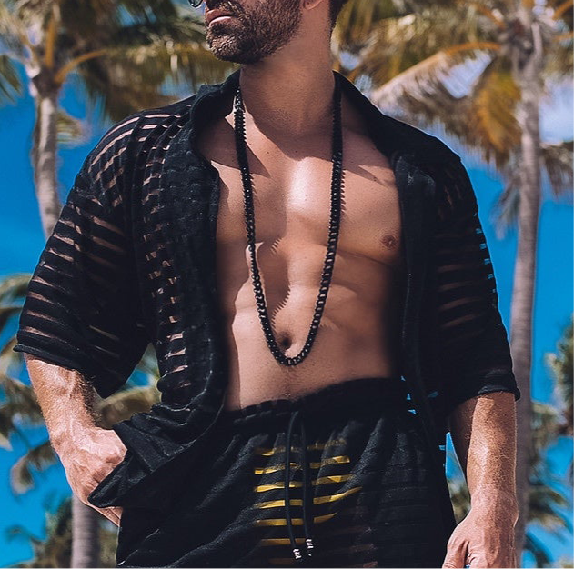 Alfons Dovana Miami Vice Button Down