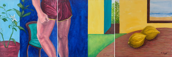 Khen Brezel, Tadzio (Triptych), 2025