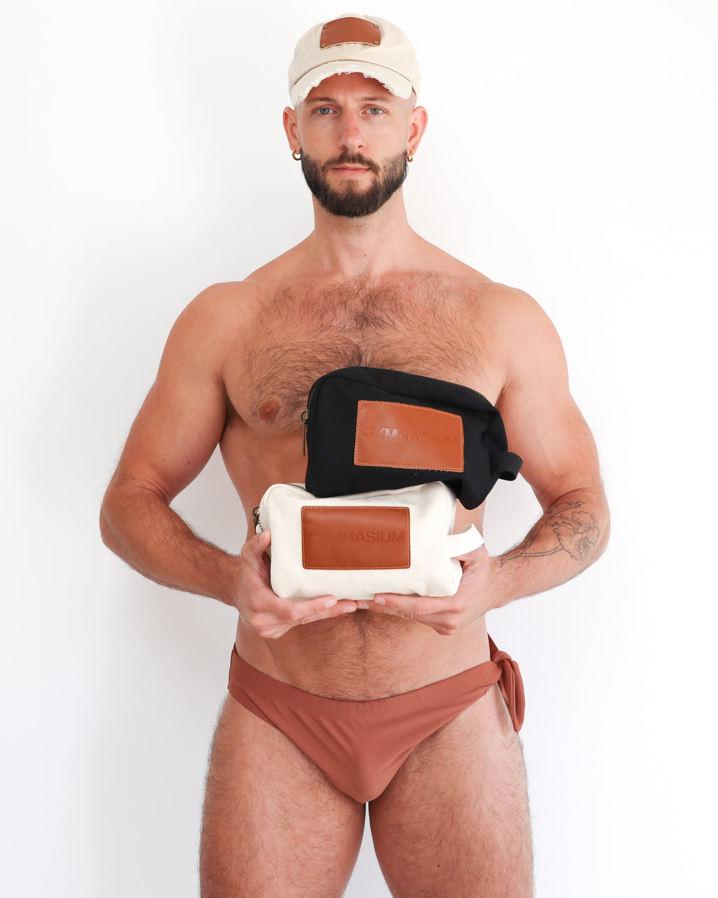 GYMNASIUM THE DOPP KIT BAG NATURAL