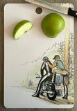 TOM OF FINLAND WOODEN CUTTING / SERVING BOARD