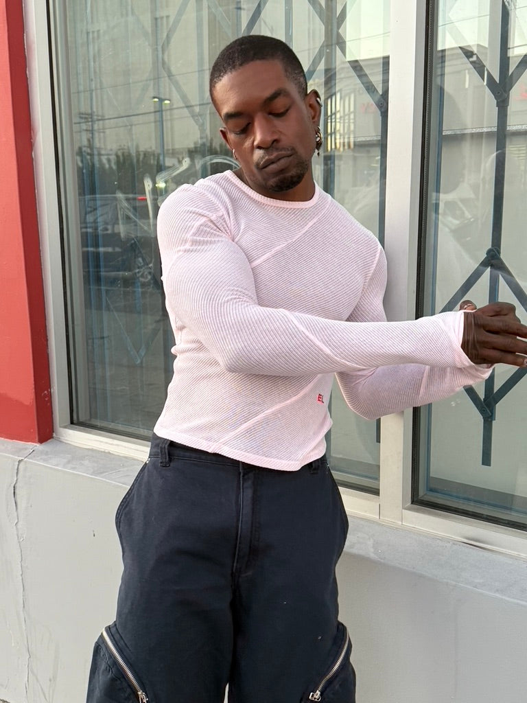Eckhaus Latta Spiral Longsleeve Pheony