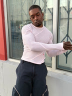 Eckhaus Latta Spiral Longsleeve Pheony