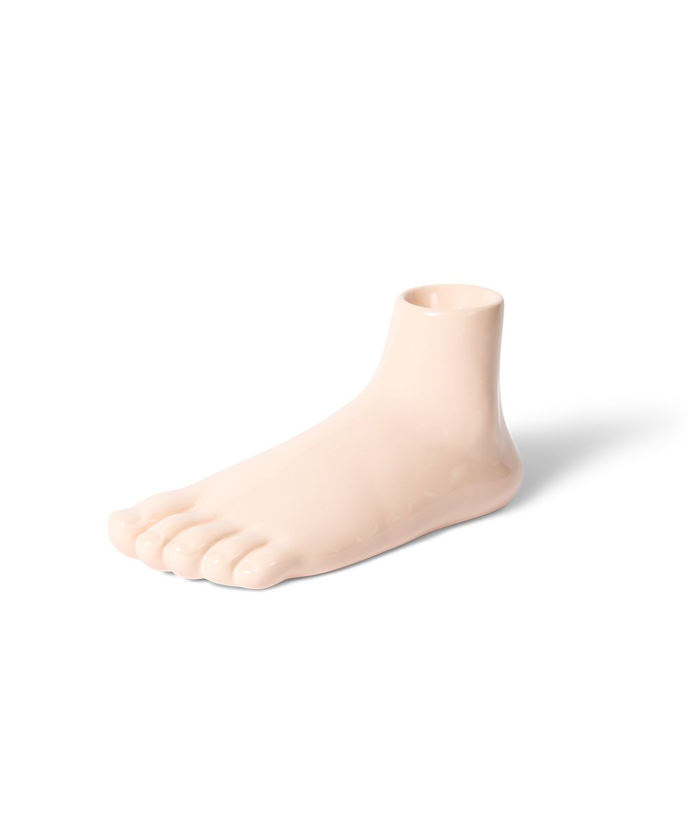 Curious Foot-Shaped Pedestal by David Shrigley x Third Drawer Down