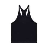 GYMNASIUM THE BODY WORK STRINGER TANK BLACK WITH WHITE