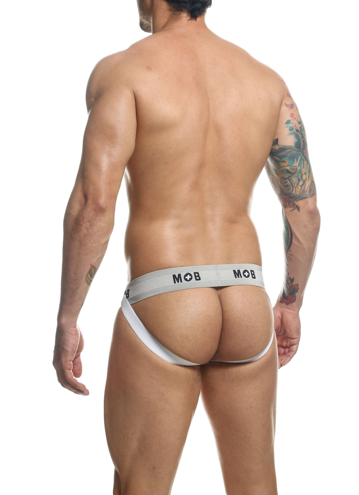 MOB Classic Fetish Jock 3 Inch - White