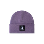 PLAYBOY Knit Beanie with Logo Patch