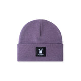 PLAYBOY Knit Beanie with Logo Patch