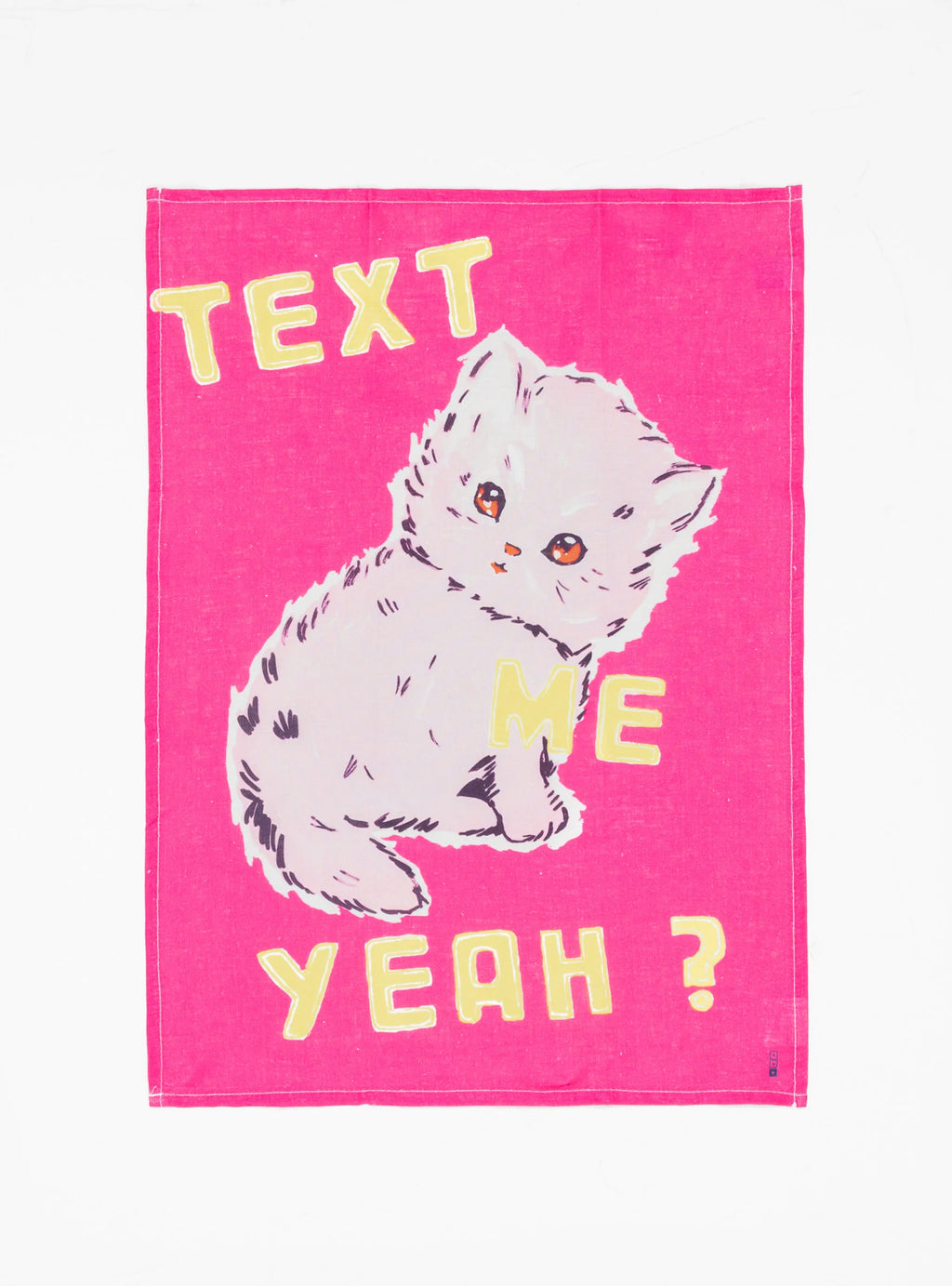 Text Me Tea Towel - Third Drawer Down x Magda Archer