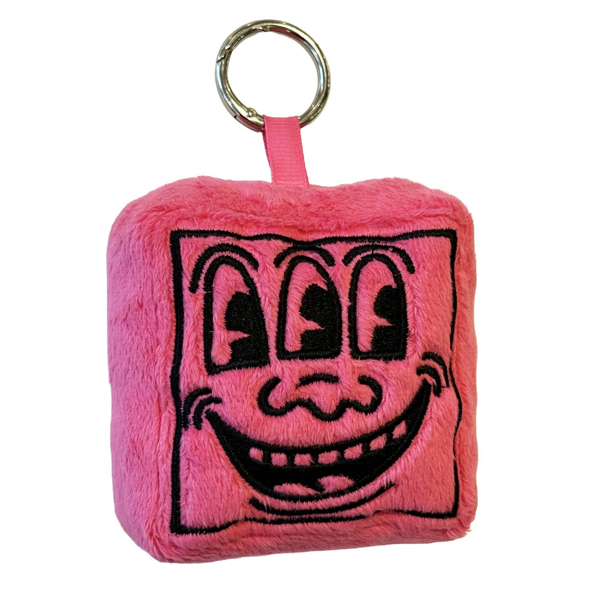 Keith Haring Pop Shop 3-Eyed Face Plush Bag Charm