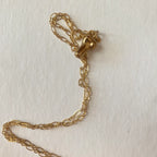 Small Uncut Penis Charm Necklace Bronze by Gilty Boy