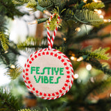Festive Vibes Needlepoint Ornament