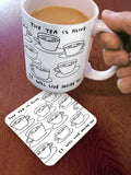 David Shrigley Coaster - The Tea Is Alive