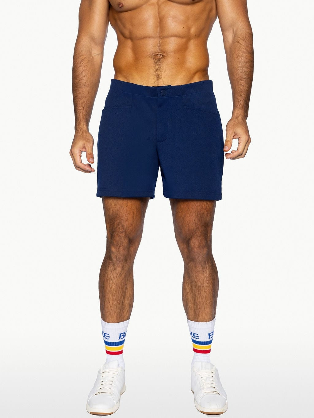 BIKE Coaches Short 5" Inseam - Navy